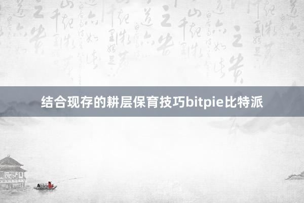 结合现存的耕层保育技巧bitpie比特派