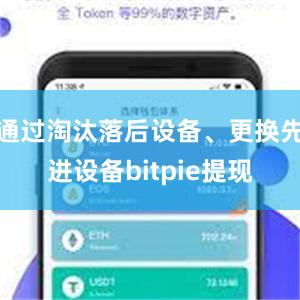 通过淘汰落后设备、更换先进设备bitpie提现